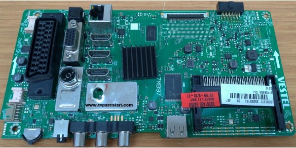 17MB97, 23283191, 23281435, VES430UNDA-2D-N01, TECHWOOD 43DL282, Main board